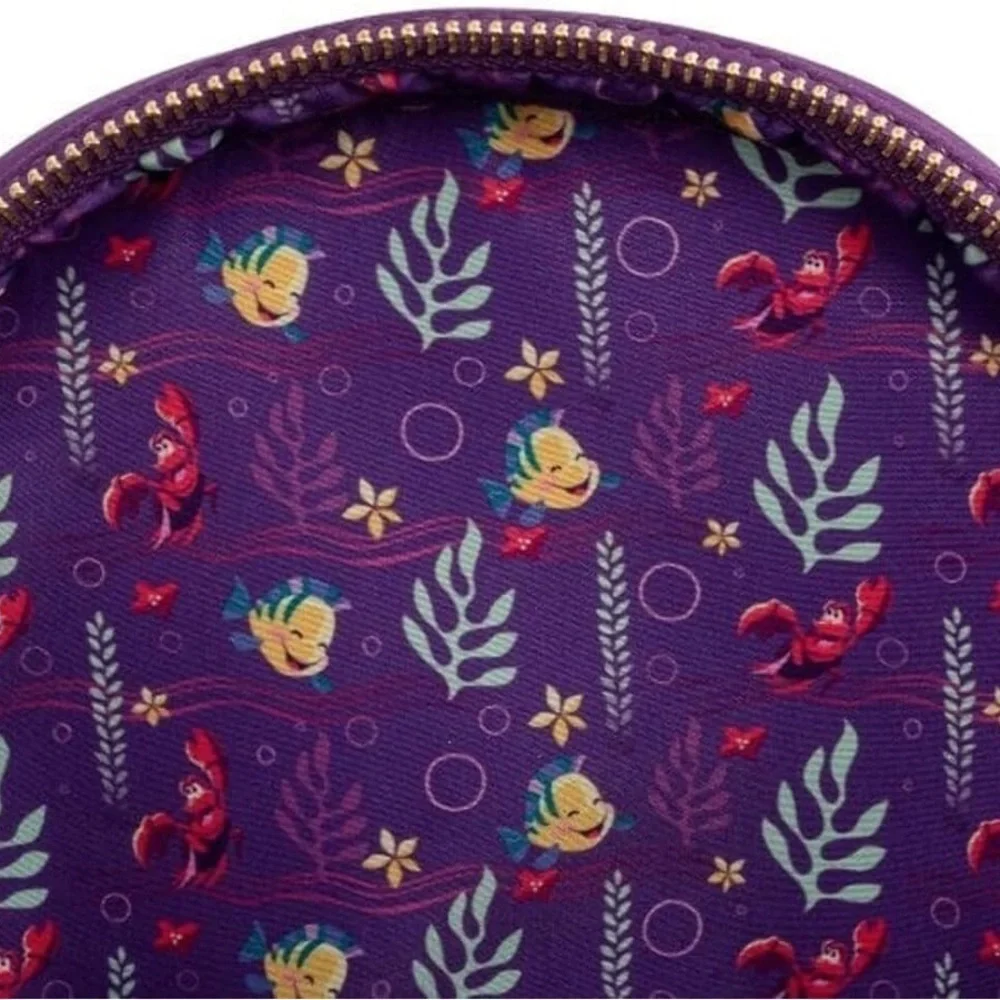 Disney Princess Ariel Loungefly Castle Collection Mini Backpack